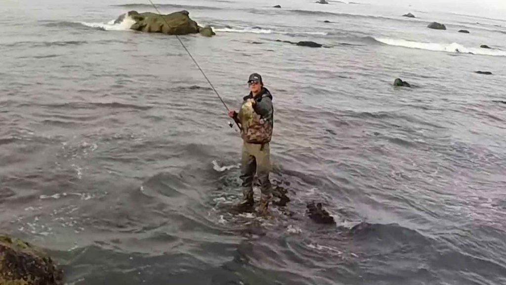 Oregon Coast Surf Perch Fishing